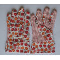 Cotton Garden Work Glove with Single Side PVC Dots-2602